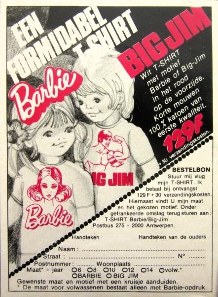 22 vintage advertenties speelgoed 1962-76 Lima trein Barbie, Ophalen of Verzenden, Gebruikt