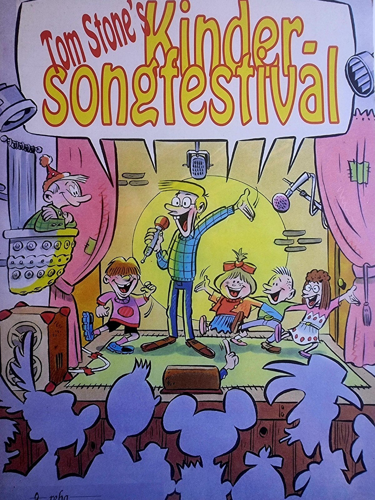 Tom Stone's Kinder Songfestival - Muziekboek met Liedjes Re4, Muziek en Instrumenten, Bladmuziek, Ophalen of Verzenden, Zo goed als nieuw