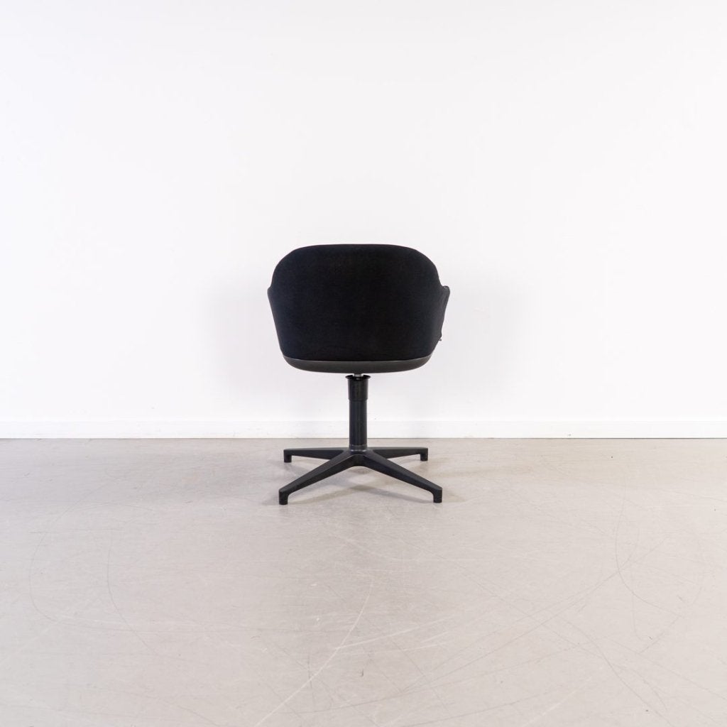 Vitra Softshell Stoel Zwart Stof - Zwart, Niet ingevuld, Zo goed als nieuw, Niet ingevuld, Niet ingevuld