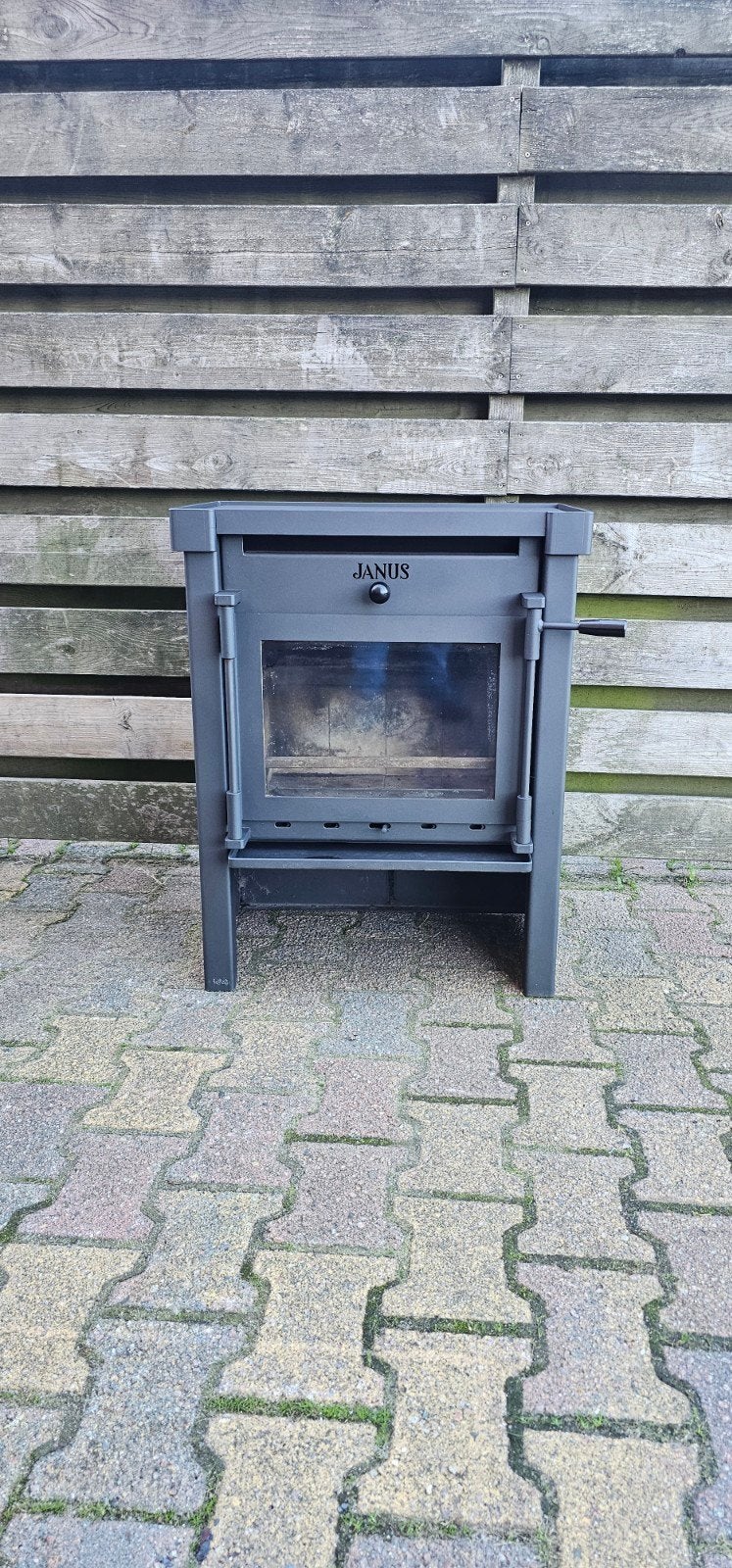janus 9 houtkachel, Ophalen, Houtkachel, Zo goed als nieuw, Vrijstaand