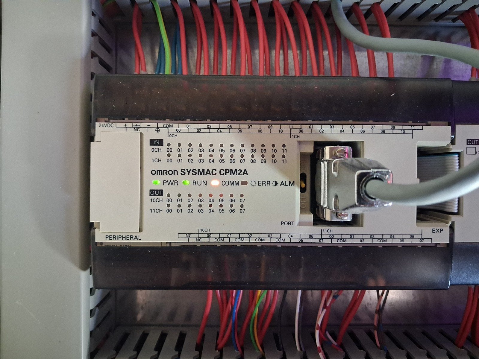 omron plc sysmac cpm2a en scherm, Hobby en Vrije tijd, Ophalen of Verzenden, Gebruikt