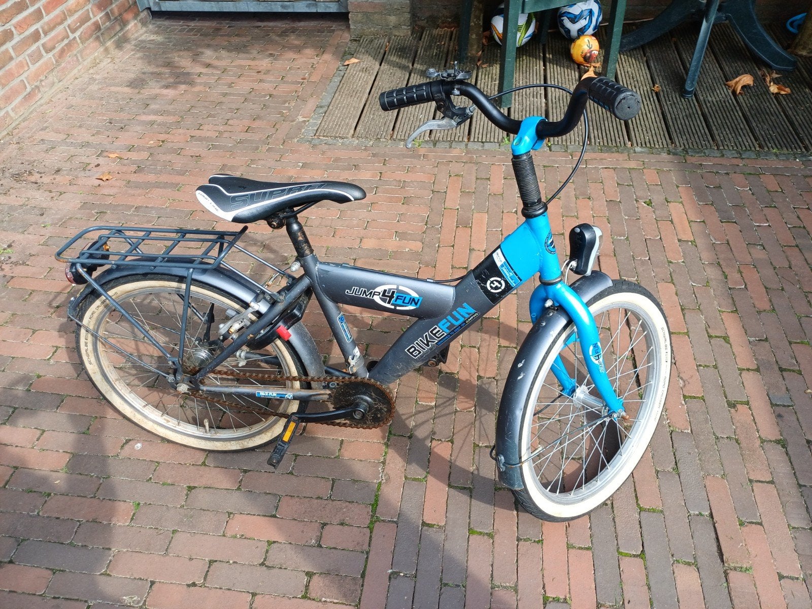 Kinderfiets BikeFun Jump 4 Fun - 20 inch, Ophalen, Gebruikt, BikeFun, Terugtraprem