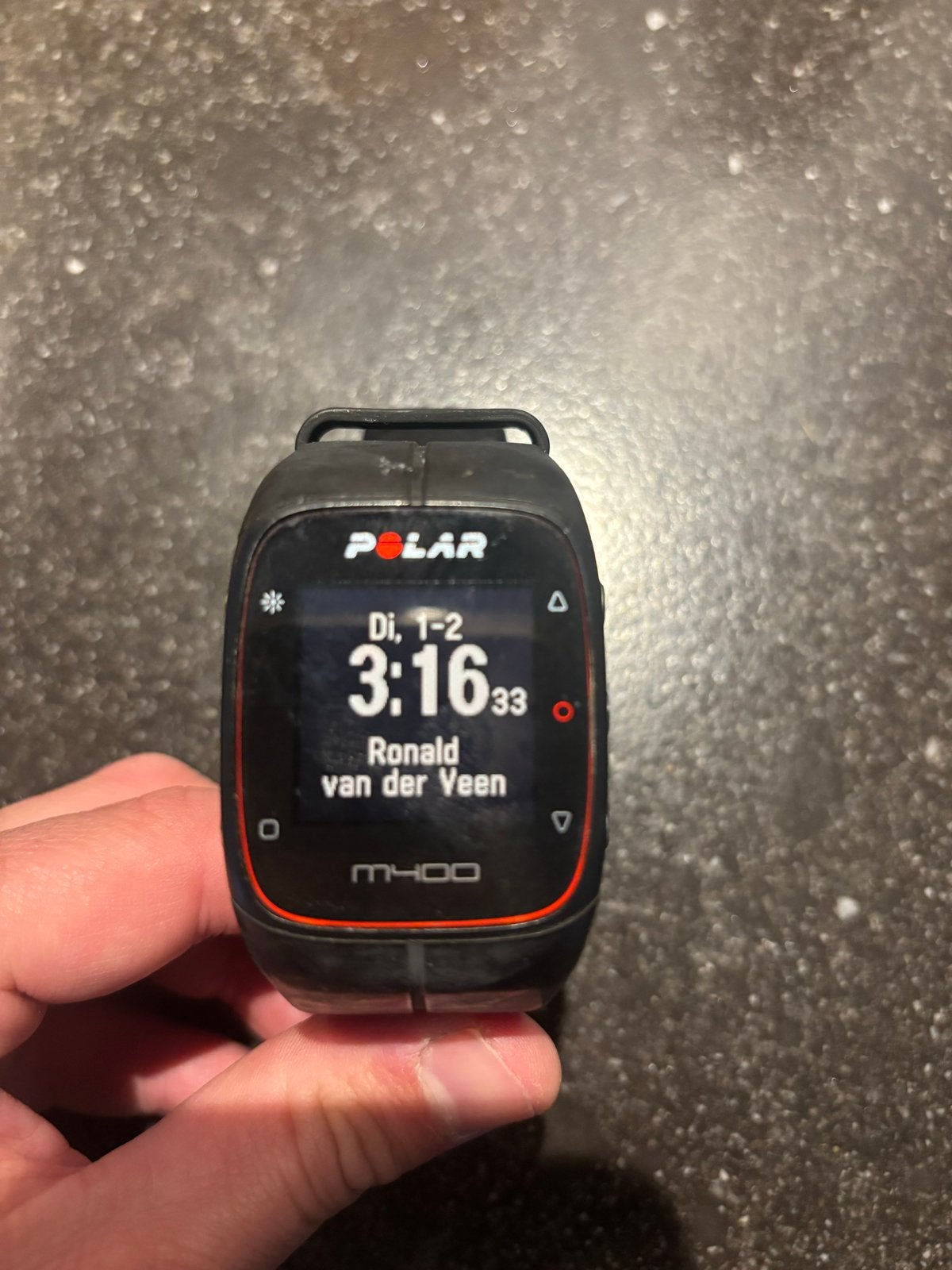 Polar M400 GPS sporthorloge - Zwart, Ophalen, Zwart, Waterdicht, Android
