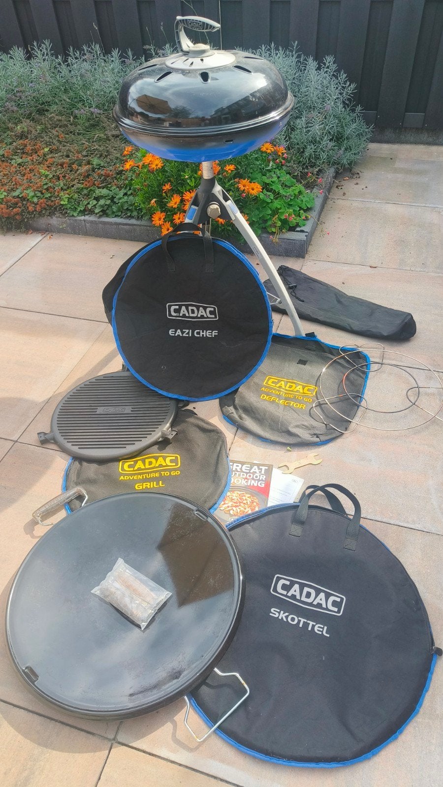 Cadac Eazi Chef Compleet - Draagbare Gasbarbecue Set, Ophalen of Verzenden, Gebruikt, Cadac eazi chef