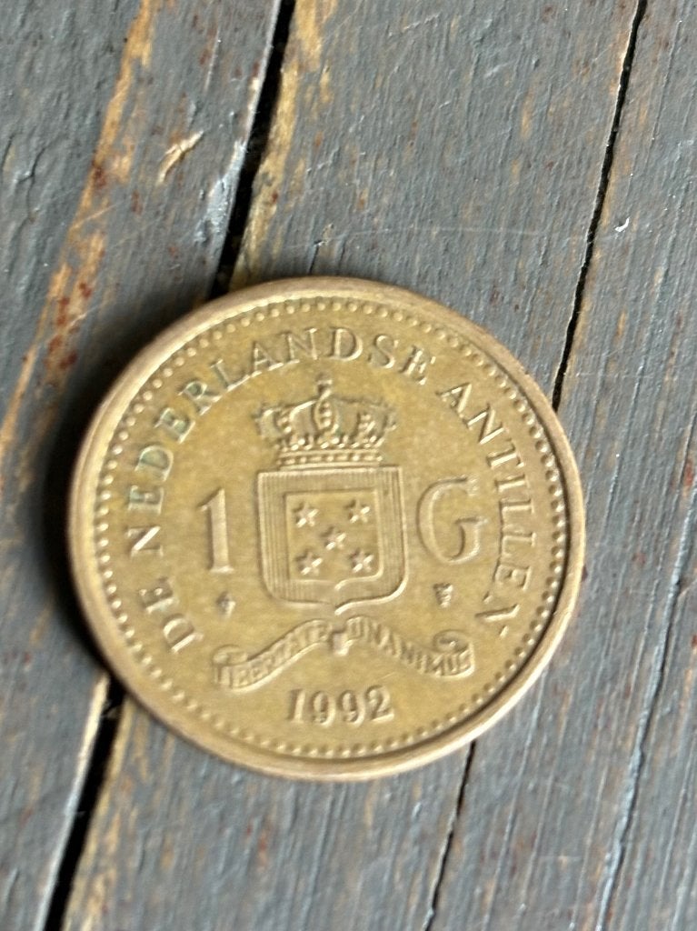 1 Gulden 1992 nederlandse antillen, Ophalen of Verzenden, Koningin Beatrix, 1 gulden, Losse munt