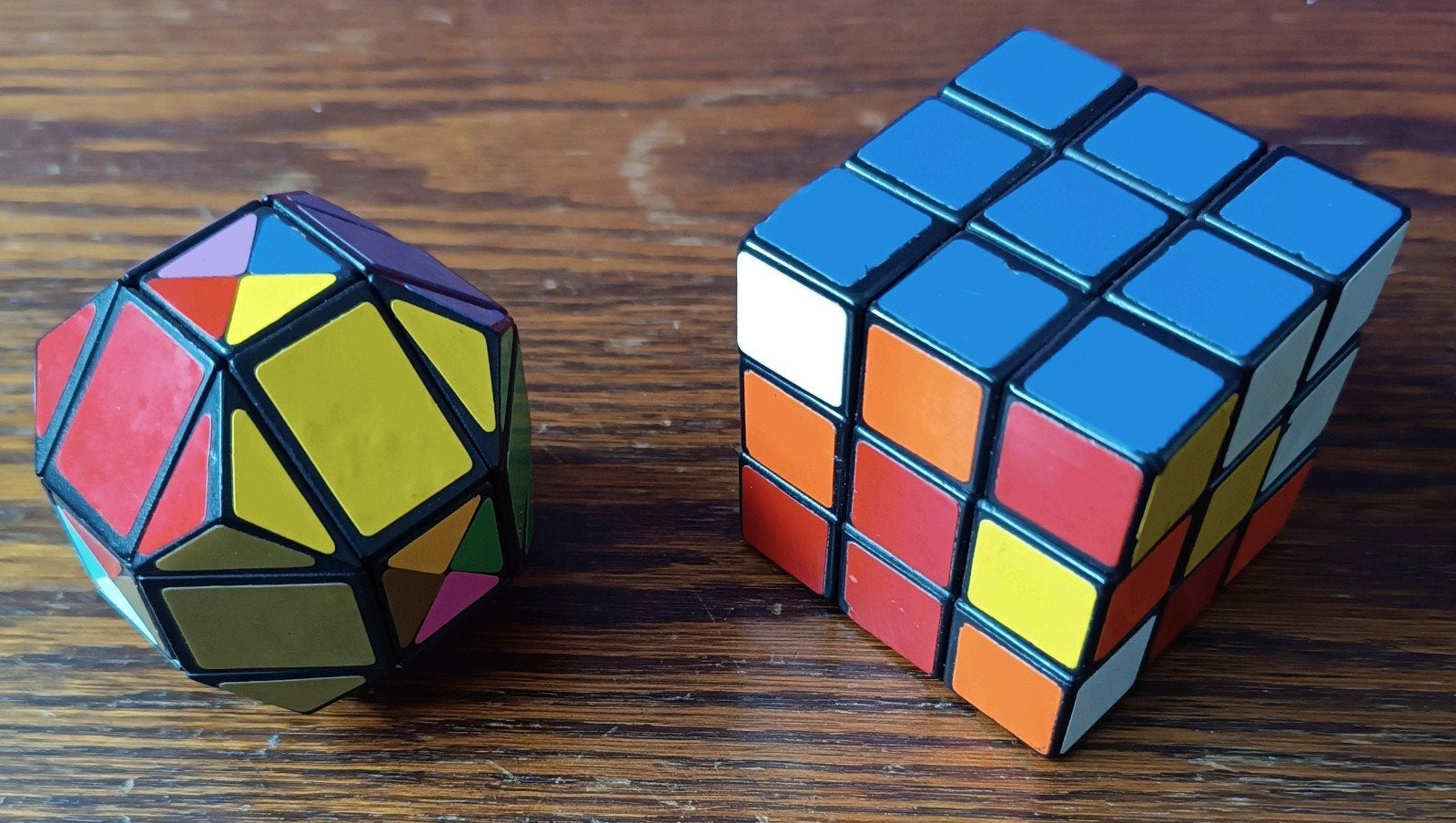 Rubik's Cubes: Standaard Vierkant & Speciale Ronde, Ophalen of Verzenden, Gebruikt, Rubik's of 3D-puzzel