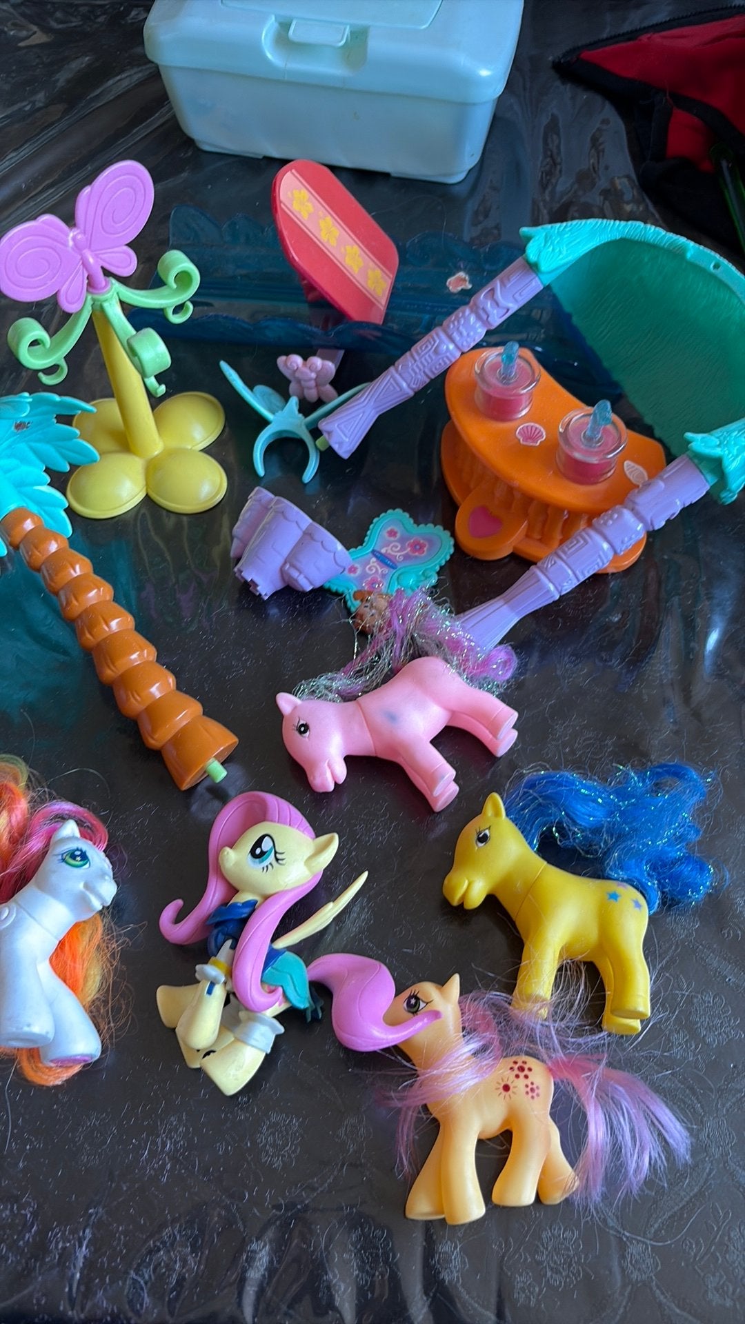 Set My Little Pony paardjes plus wat accessoires, Kinderen en Baby's, Speelgoed | My Little Pony, Ophalen of Verzenden, Gebruikt
