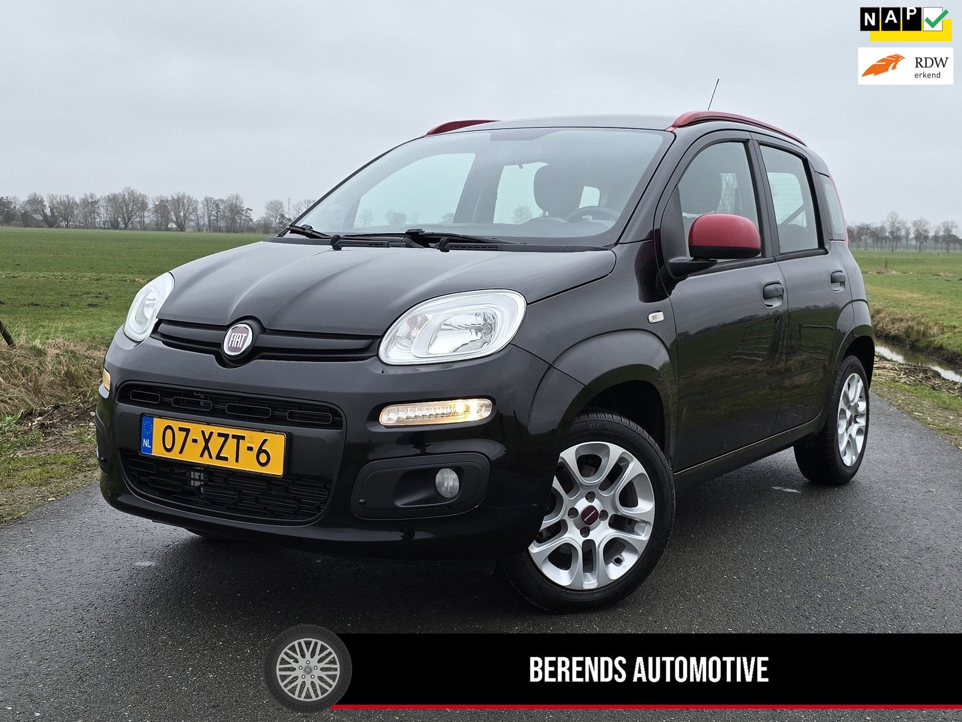 Fiat Panda 0.9 TwinAir Easy I Airco I All season banden I Pa, Auto's, Fiat, Voorwielaandrijving, Euro 5, Zwart, Panda