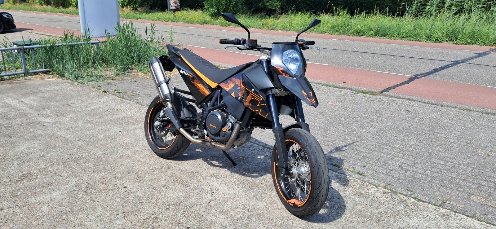 Ktm 690 SM, Sportuitlaat, Occasion, Particulier, Minimaal motorrijbewijs A2