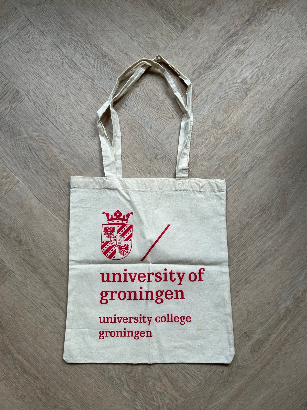 University of Groningen Tote Bag / Linnen Draagtas, Sieraden, Tassen en Uiterlijk, Tassen | Damestassen, Ophalen of Verzenden