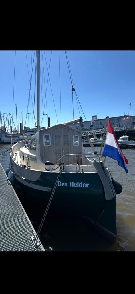 Motorsailor, Watersport en Boten, Kajuitzeilboten en Zeiljachten, Ophalen of Verzenden, Gebruikt, Polyester, Diesel