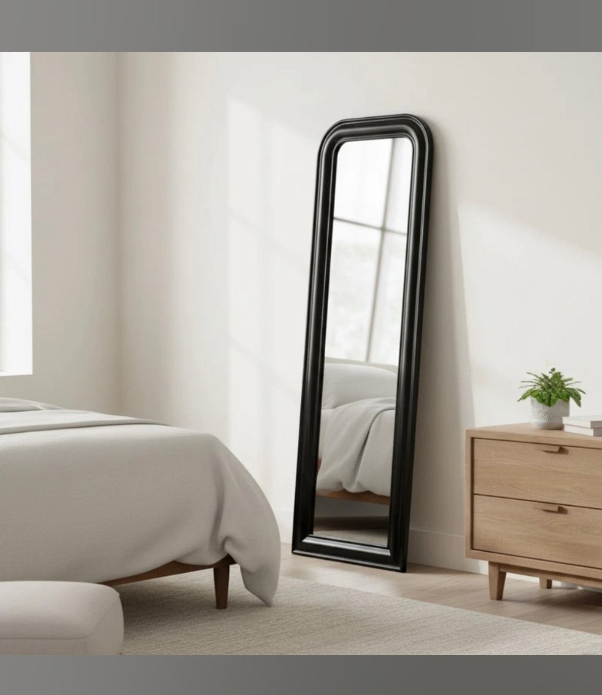 Riviera maison spiegel zwart vendome, Ophalen, Zo goed als nieuw, Minder dan 100 cm, Rechthoekig