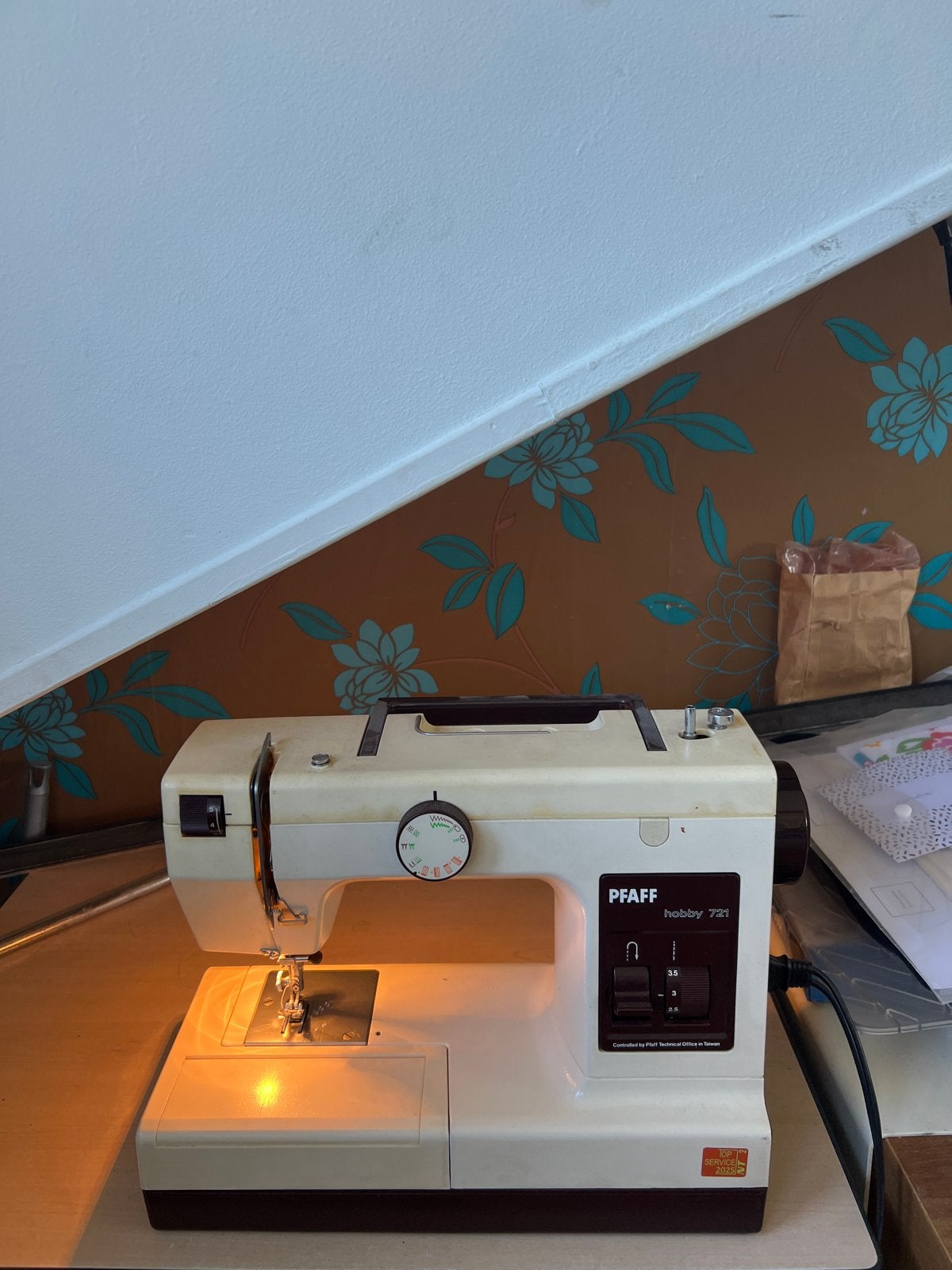 Pfaff Hobby 721 Naaimachine - Dorina 730, Ophalen of Verzenden, Gebruikt, Naaimachine, Pfaff