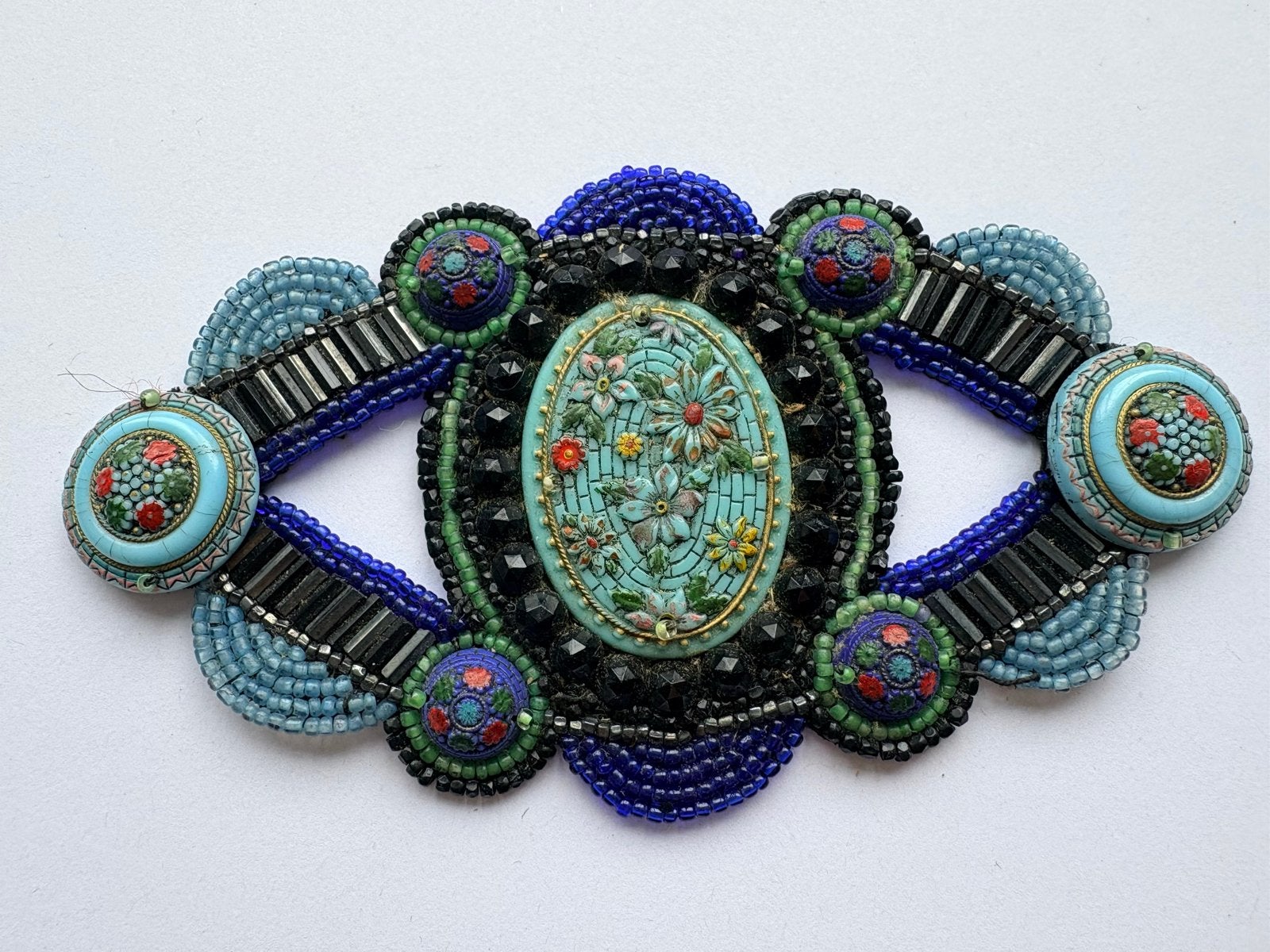 Uniek handgemaakt decoratief object met micro-mozaïek, Ophalen of Verzenden, Zo goed als nieuw