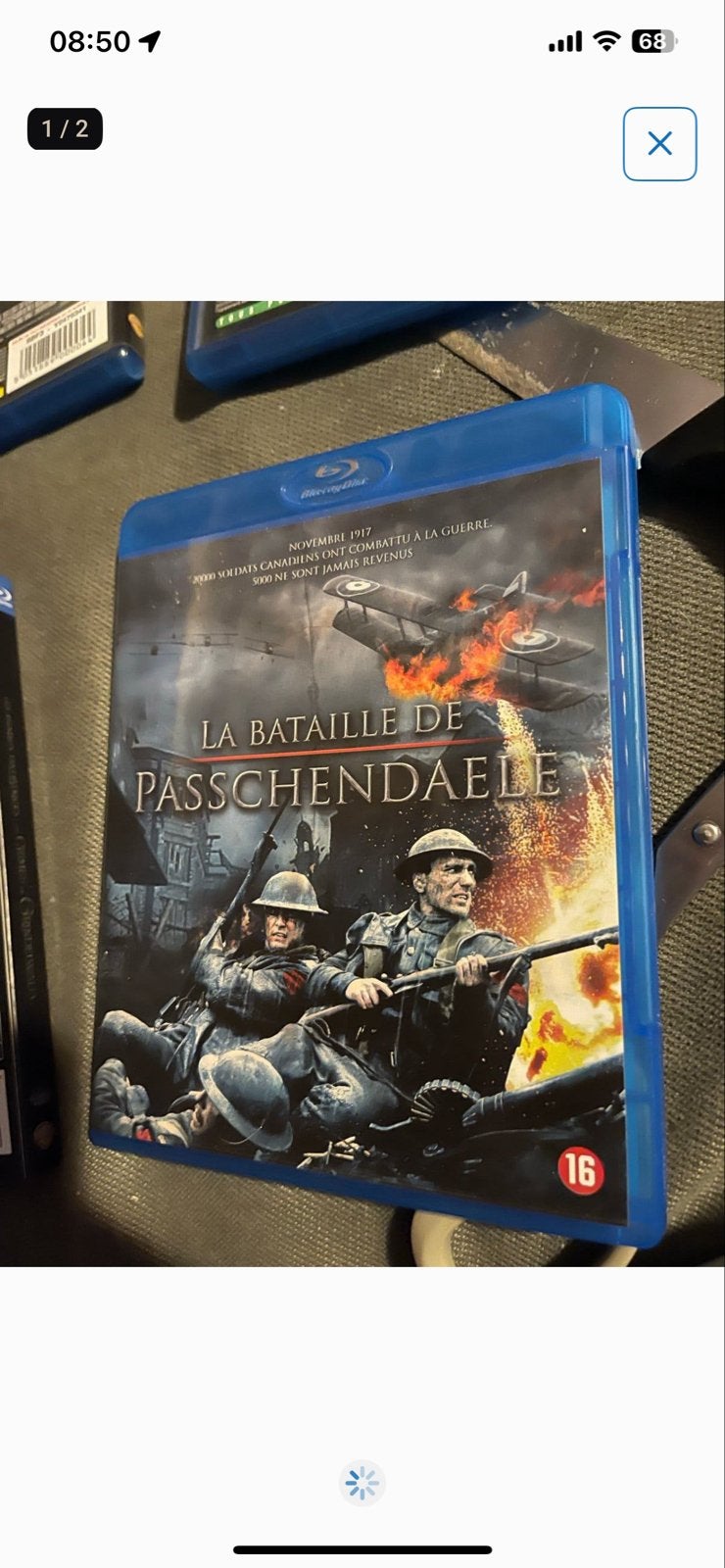 La Bataille de Passchendaele Blu-ray - Oorlogsfilm, Vanaf 16 jaar, Nederlands, Film, Drama