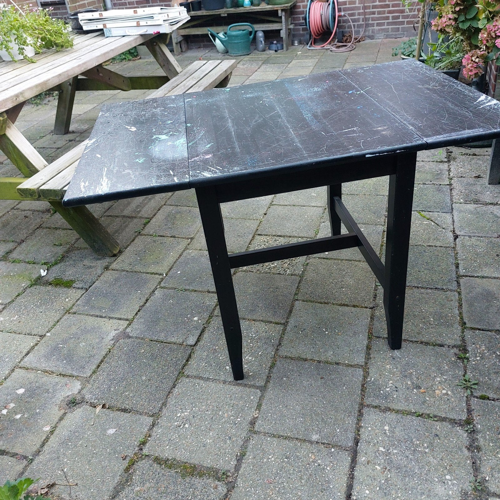 Ikea inklapbare tafel - Handig en ruimtebesparend, Ophalen, Gebruikt, 100 tot 150 cm, 50 tot 100 cm