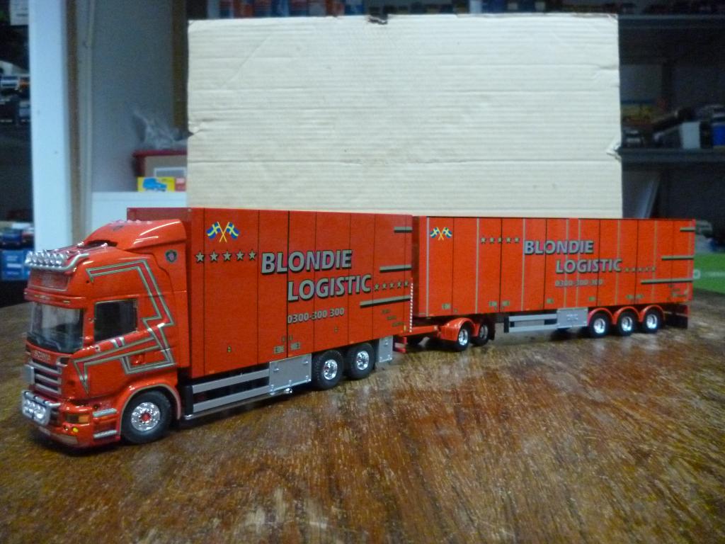 Tekno Scania Blondie met certificaat, Ophalen of Verzenden, Nieuw, Bus of Vrachtwagen, Tekno