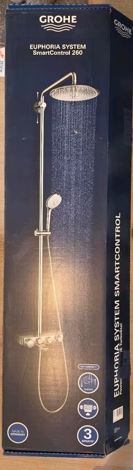 Grohe Euphoria System SmartControl 260 Douchesysteem, Ophalen of Verzenden, Nieuw, Chroom, Douche