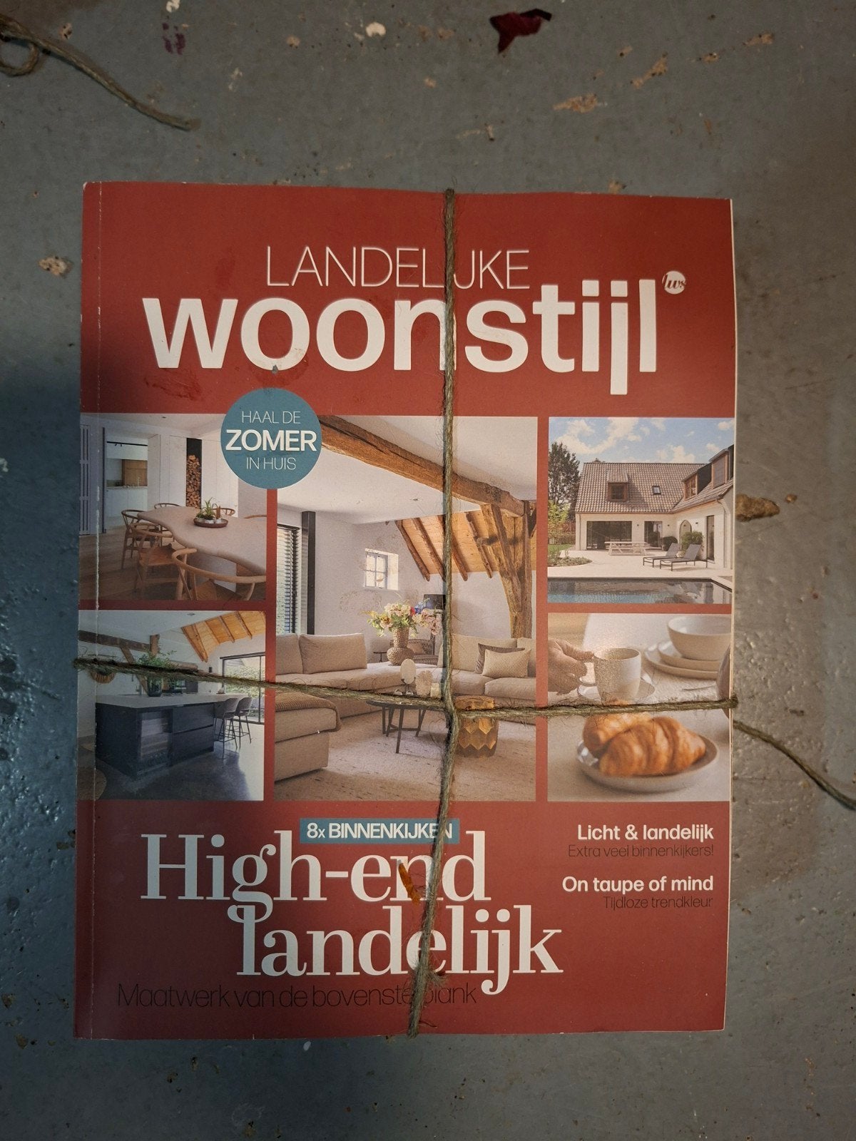10 stuks Landelijke Woonstijl - High-end Landelijk Interieur, Boeken, Wonen en Tuinieren, Ophalen of Verzenden, Zo goed als nieuw