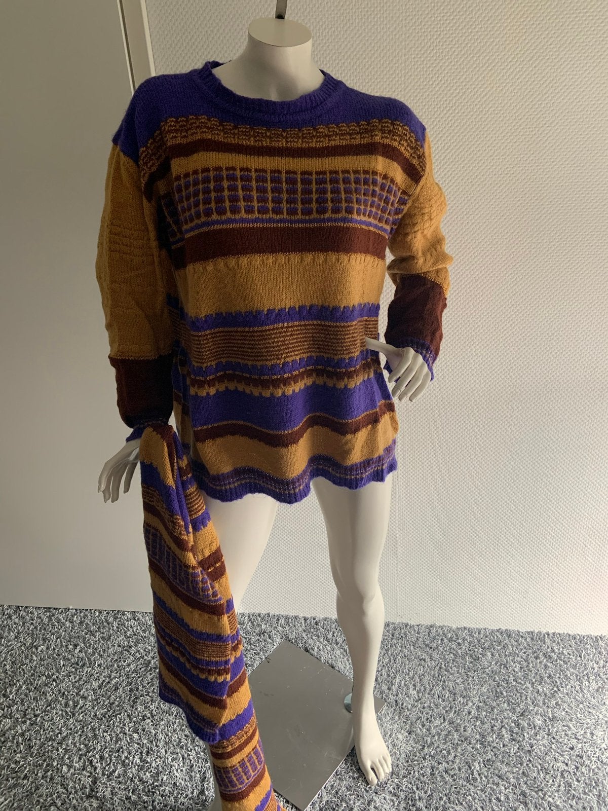 Beatrice trui met bijpassende das maat m zgan, Maat 38/40 (M), Meerkleurig, ., Ophalen of Verzenden