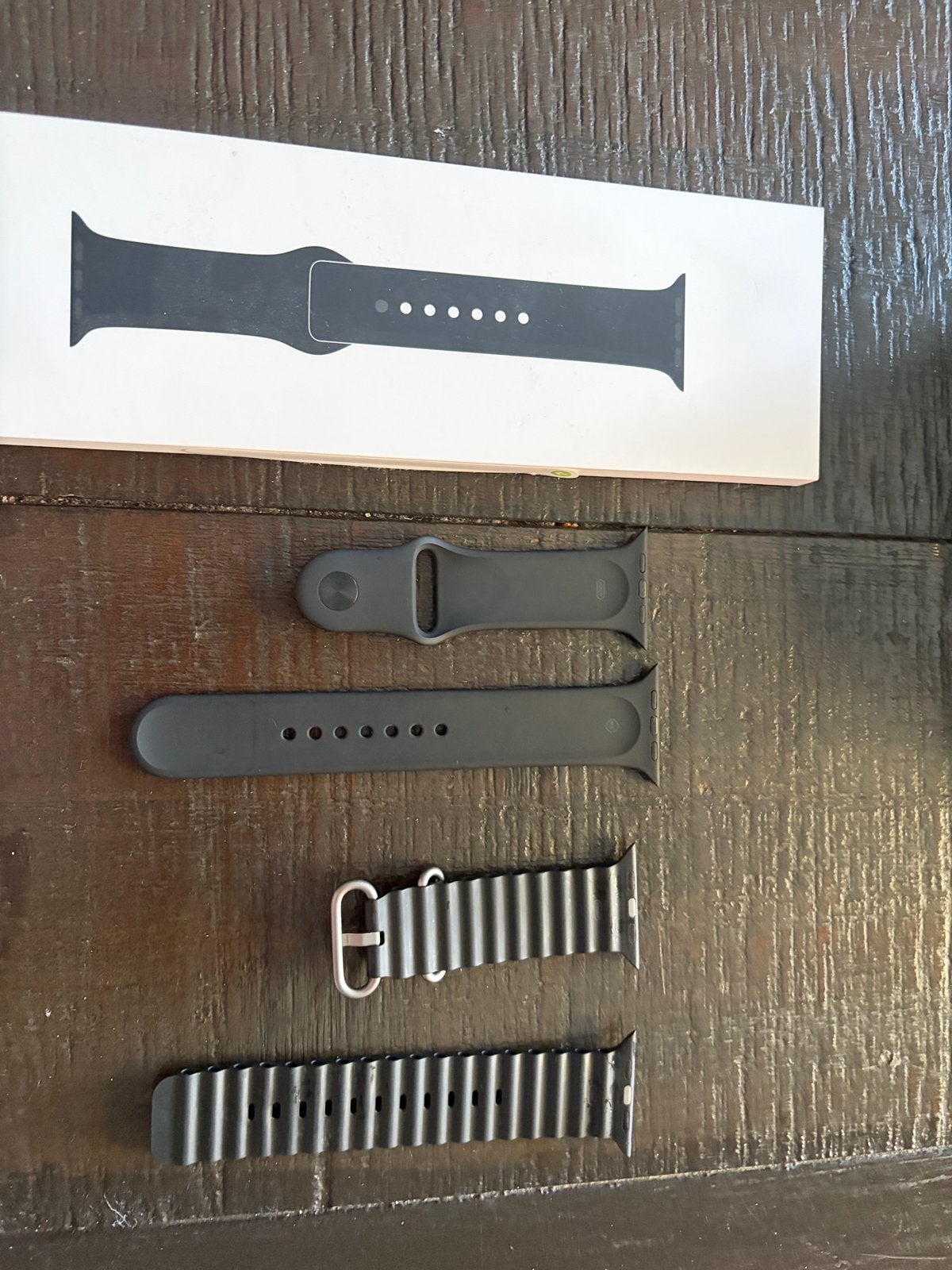 Apple Watch bandjes orgineel 1 oceaan badje kost 99€ nieuw, Ophalen of Verzenden, Nieuw, Zwart, IOS