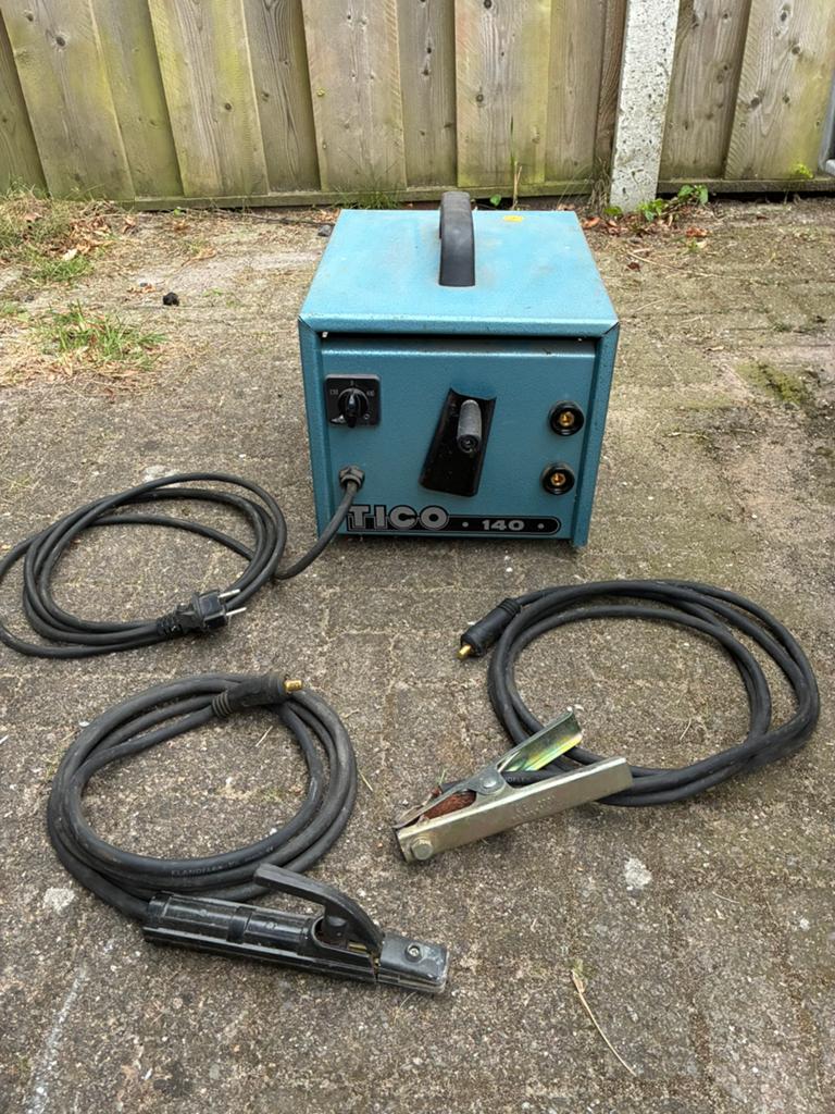 Tico 140A MMA machine, Ophalen, Zo goed als nieuw, Minder dan 150 ampère, Overige typen