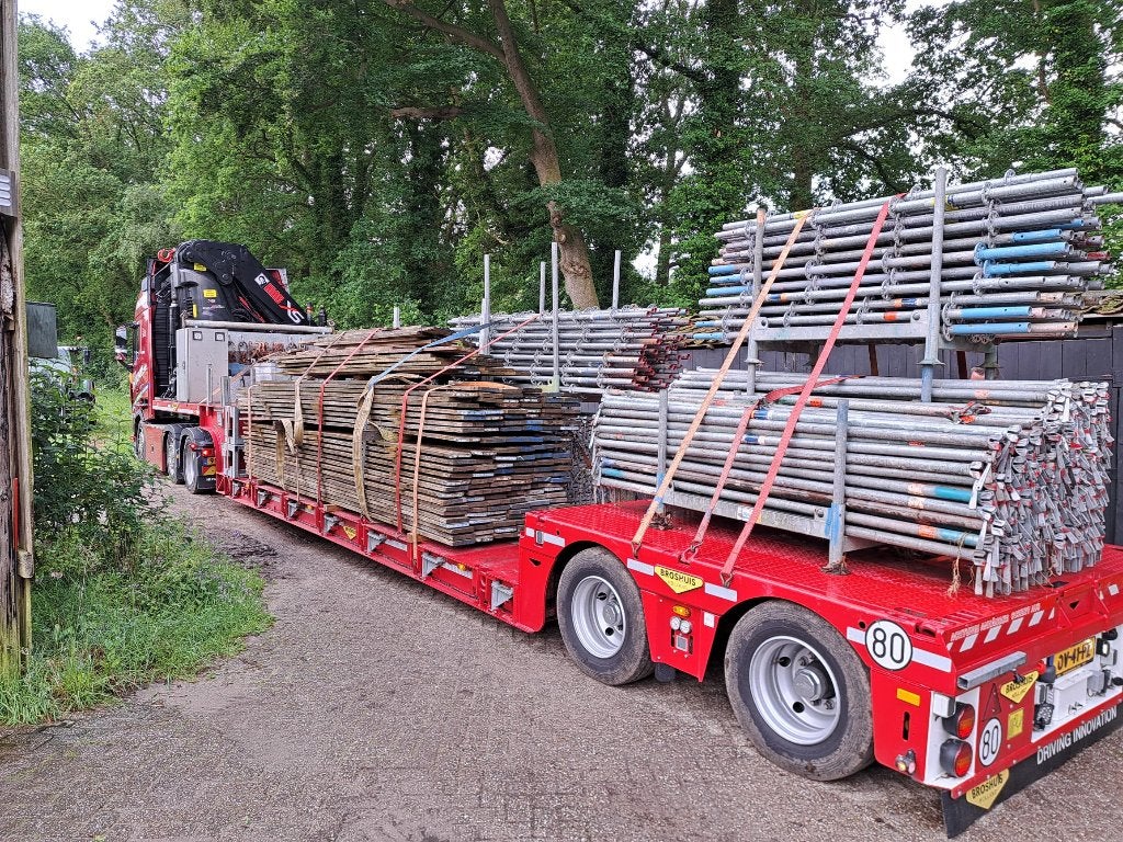 te huur vast steiger , layher, scafom, ringsteiger, Ophalen, Gevelsteiger, 5 meter of hoger