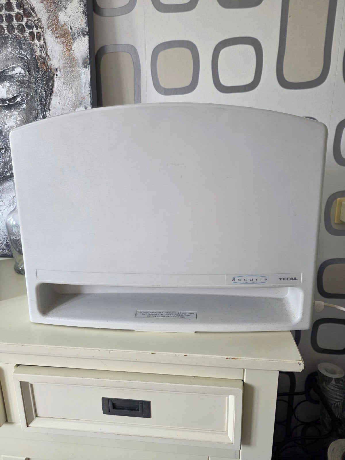 Tefal Securia elektrische kachel - 1000W/2000W bijverwarming, Gebruikt, Overige soorten, Elektrisch, Ophalen of Verzenden