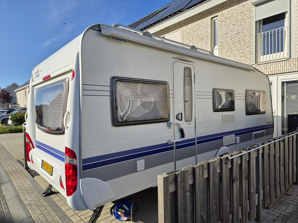 Hobby 540 UL prestige caravan, Caravans en Kamperen, Caravans, 2 aparte bedden, Rondzit, Hobby, Luifel