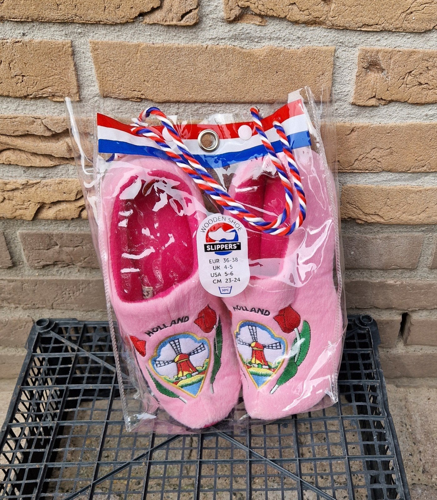 Roze Holland klomp pantoffels maat 36-38 - Zo goed als nieuw, Ophalen of Verzenden, Zo goed als nieuw, Roze, Pantoffels of Sloffen