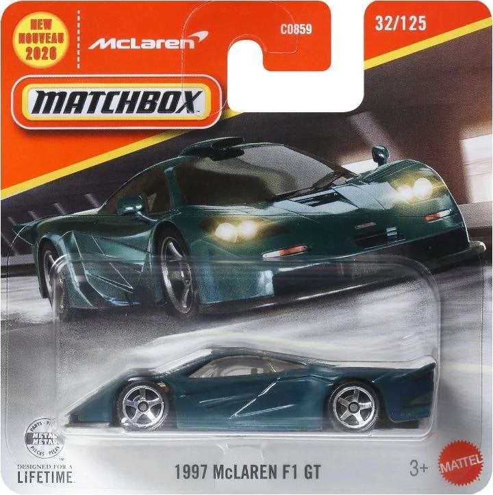 2026 Matchbox 1997 McLaren F1 GT, Ophalen of Verzenden, Nieuw