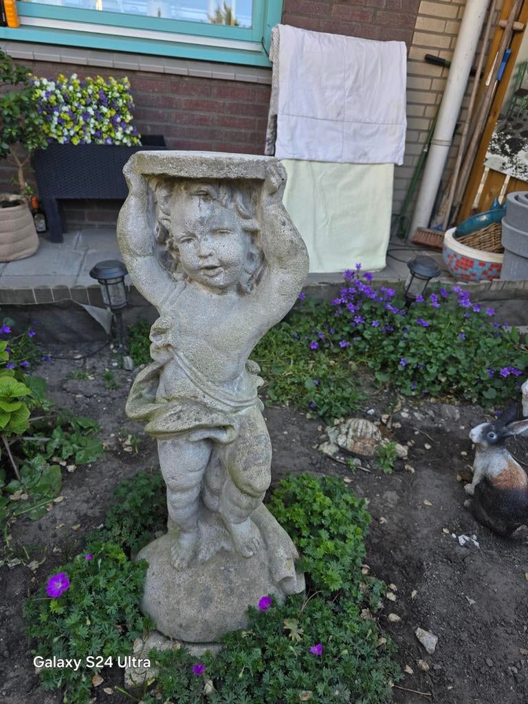 Betonnen engel 70 cm hoog, Tuin en Terras, Ophalen, Nieuw