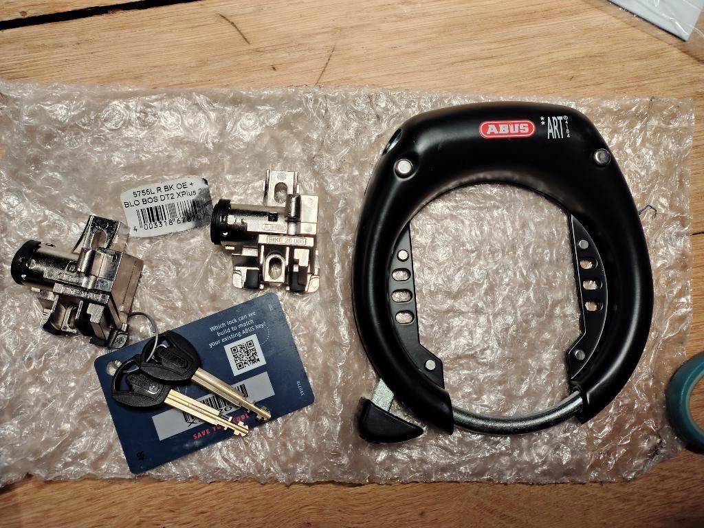 Abus ringslot + 2x accuslot 5755L Urban Arrow Family BES2, Overige typen, Nieuw, Abus, Ophalen of Verzenden