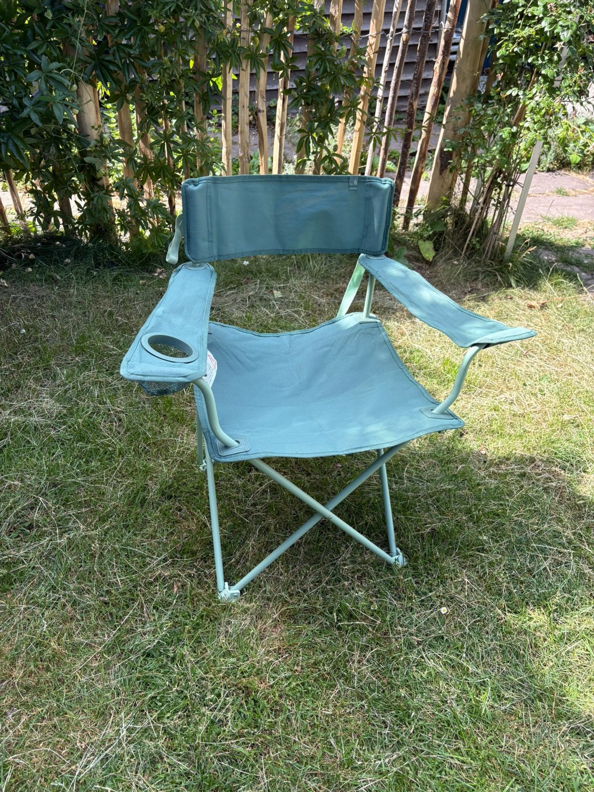 Decathlon camping stoel kampeer stoel, Caravans en Kamperen, Kampeermeubelen, Ophalen, Zo goed als nieuw, Campingstoel