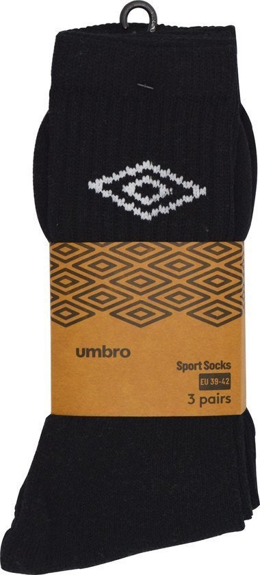 PArtij Umbro sportkous zwart Maat 43/46 - 50 packs, Kleding | Heren, Sokken en Kousen, Ophalen, Nieuw, Maat 43 t/m 46, Zwart