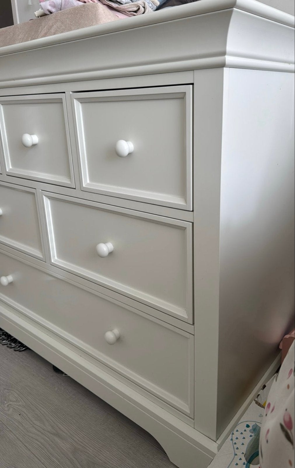 Kidsmill Chateau E4 Commode - Oatmeal, Ophalen, 50 tot 70 cm, Voetruimte, 100 cm of meer