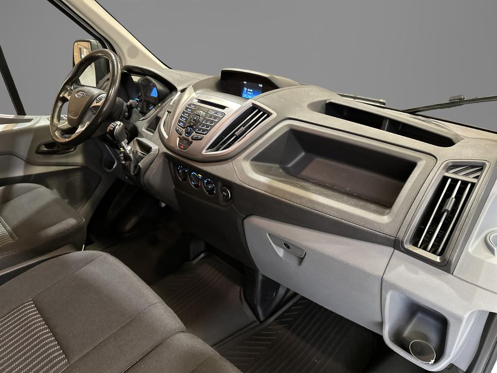 Ford Transit 2.0 TDCI L2H2 3Pers / Pdc.V+A / Airco / Radio m, Voorwielaandrijving, 4 cilinders, Wit, Origineel Nederlands