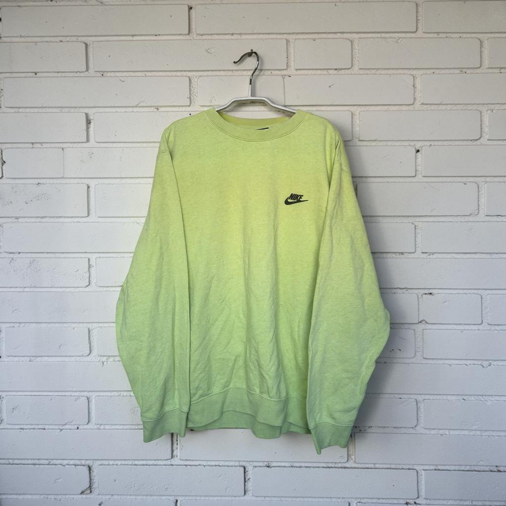 Nike Trui Maat XL GroenGeel Neon Oversized Sportswear Unisex, N, N, Geel, Maat 56/58 (XL)
