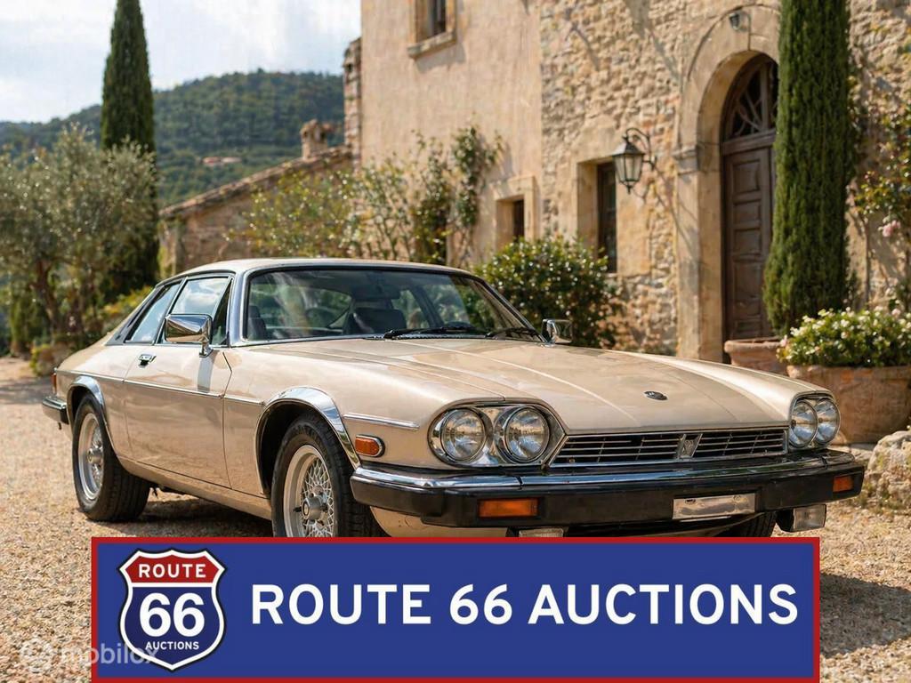 Jaguar XJS V12 | 1987 | Route 66 Auctions, Auto's, Overige carrosserieën, Zwart, Bedrijf, Handgeschakeld