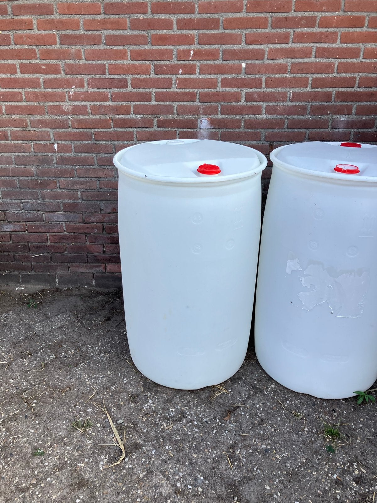 200 liter vat voor regenwateropvang, regenton, 150 liter of meer, Ophalen, Gebruikt, Kunststof