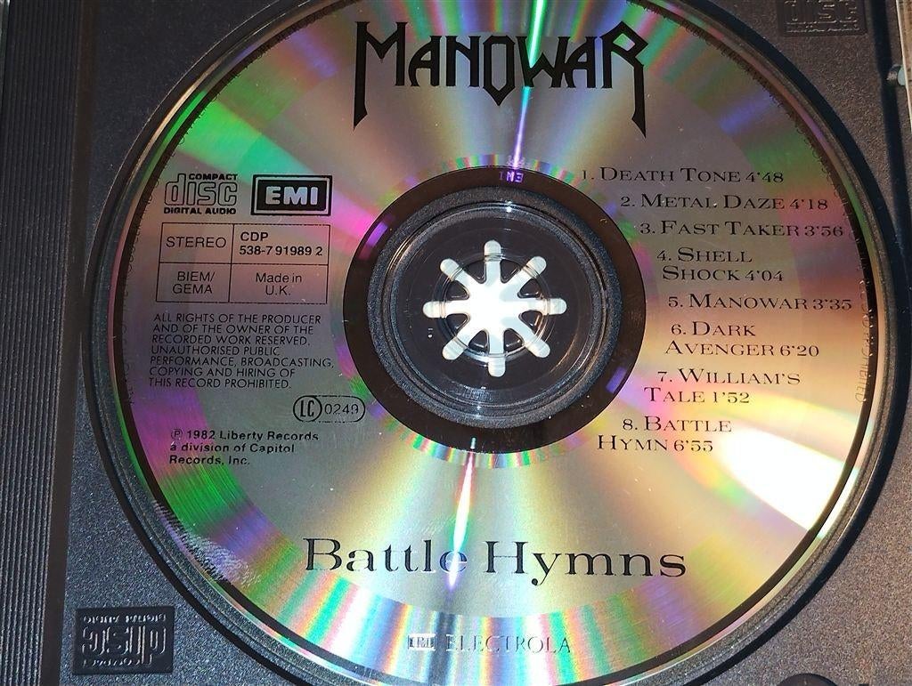Manowar ‎- Battle Hymns, Ophalen of Verzenden, Zo goed als nieuw
