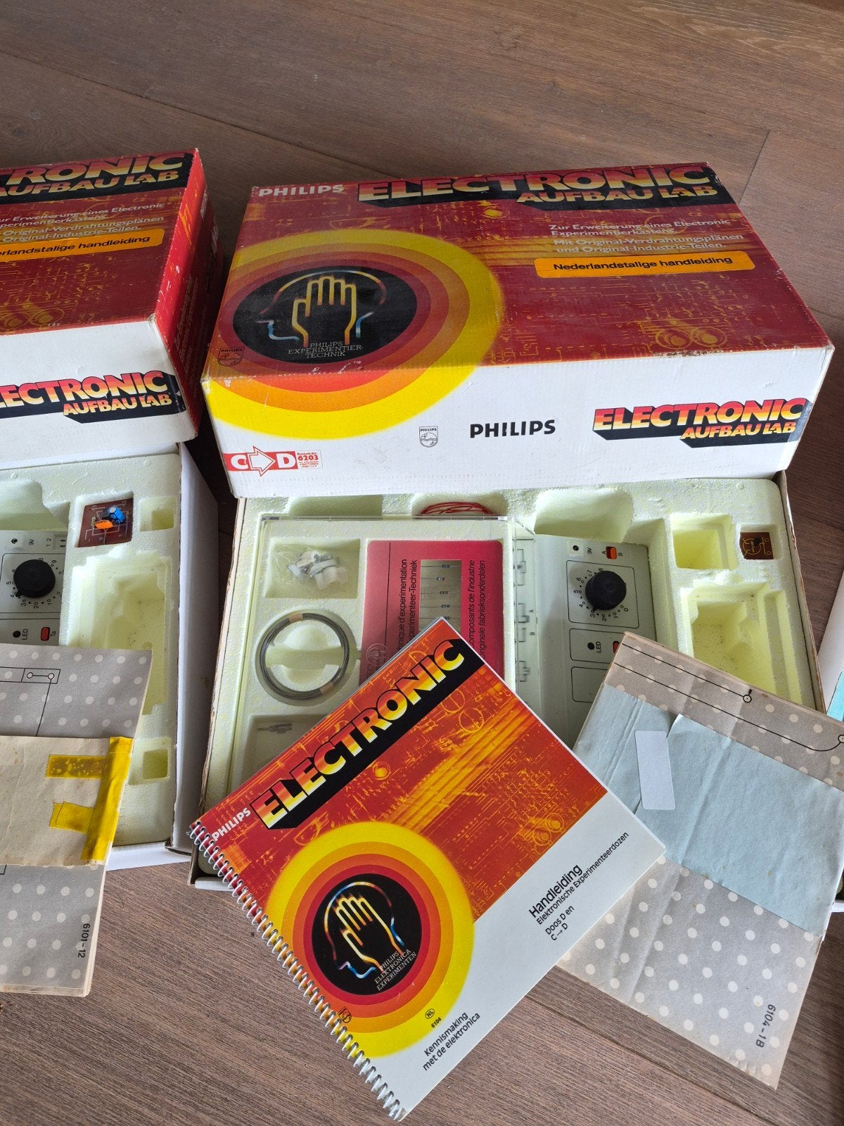 Philips Electronic Experimenteerdozen Collectie, Verzenden, Gebruikt