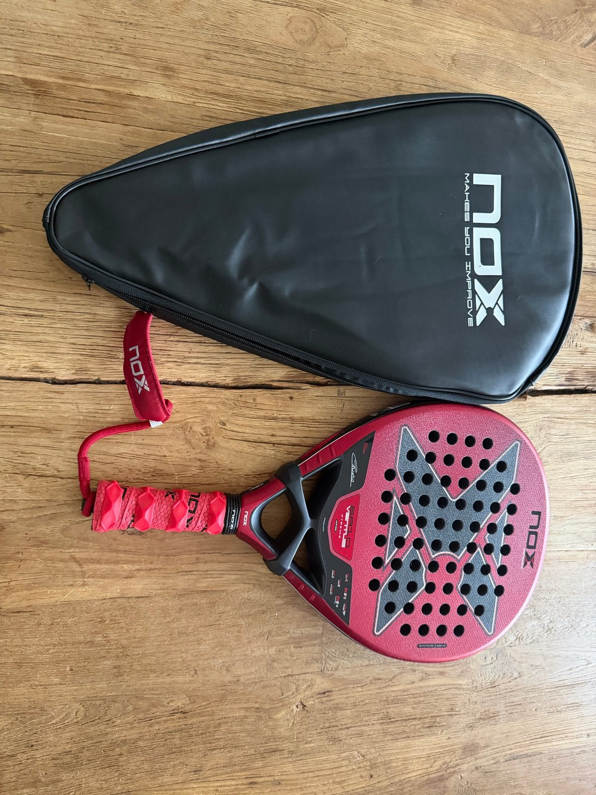 Nox Padelracket - Edu Alonso Xtreme Ventus, Ophalen of Verzenden, Zo goed als nieuw, Padelracket