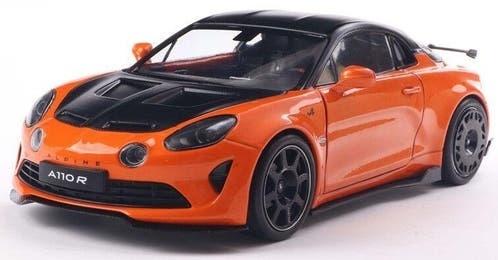 Alpine A110 Radicale '24, oranje (Orange Cobalt) / 1:18, Solido, Solido, Rue de L' Ecusson 2, 56120 Josselin France, Nieuw