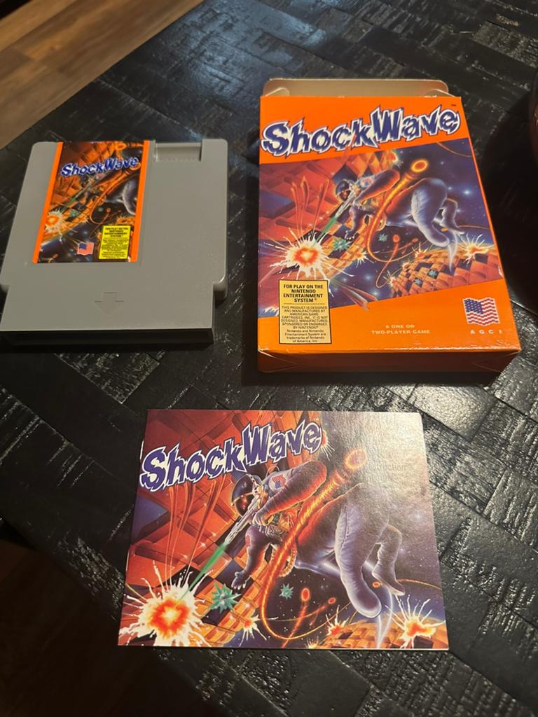 Shockwave (NES/USA)(Rare), Avontuur en Actie, 1 speler, Ophalen of Verzenden, Zo goed als nieuw