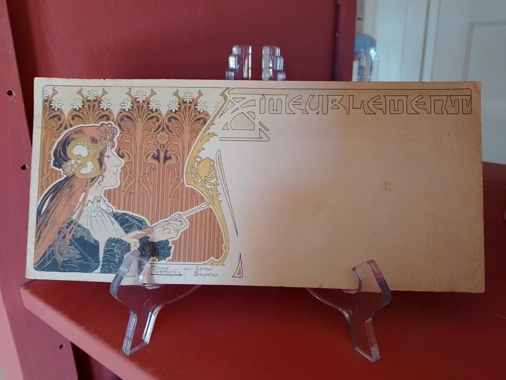 Privat Livemont reclame Ameublement, Antiek en Kunst, Ophalen