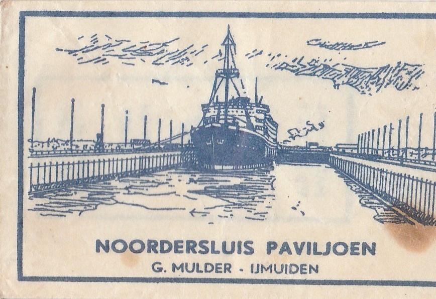 Noordersluis Paviljoen IJmuiden - G Mulder - sluis, Ophalen of Verzenden