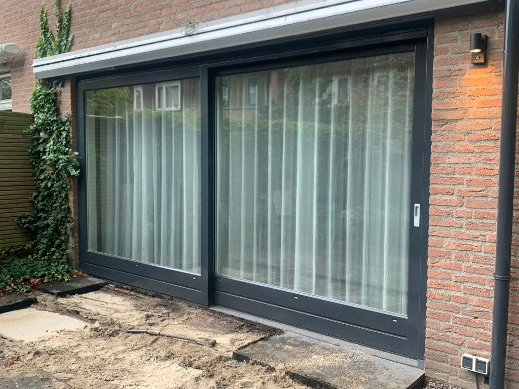 Schuifpui, Ophalen, Gebruikt, 225 cm of meer, 150 tot 225 cm