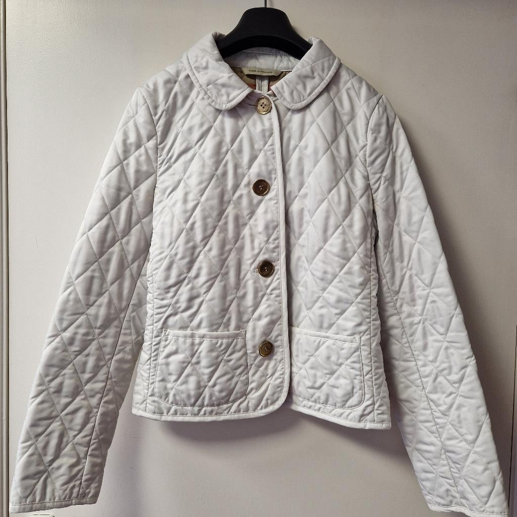Burberry jas maat S, Verzenden, Wit, Zo goed als nieuw, Burberry