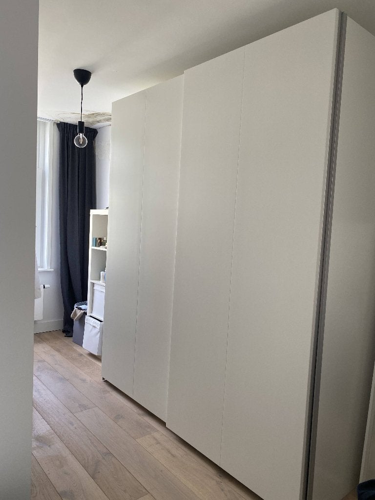 IKEA PAX kledingkast met HASVIK schuifdeuren (200x236cm), Ophalen, Met deur(en), 200 cm of meer, 50 tot 100 cm